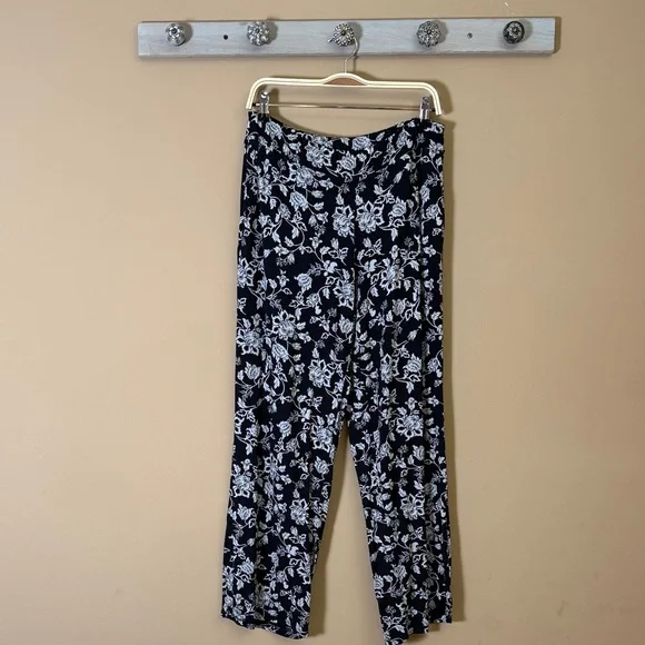 Soma Black & White Floral Pajama Set - Picture 5 of 8